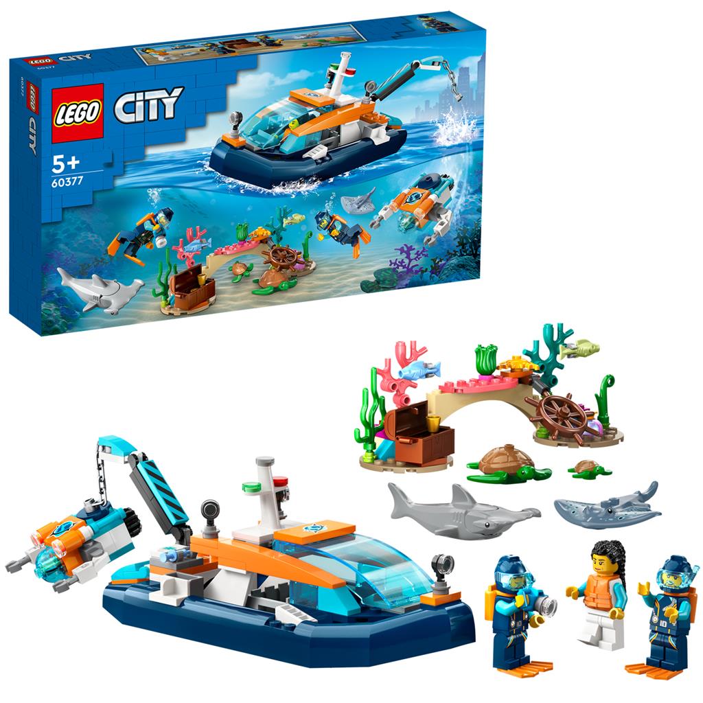 LEGO 60377 City Exploration Verkenningsduikboot - Bricks4fun