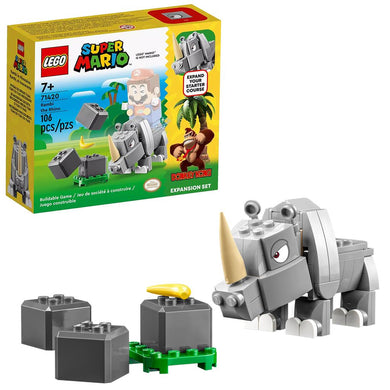 LEGO 71420 Super Mario: Uitbreidingsset: Rambi de neushoorn - Bricks4fun