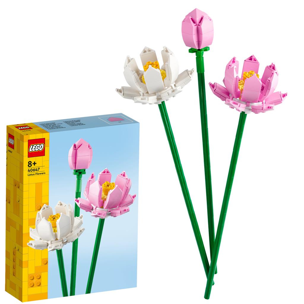 Lego® 40647 Icônes Fleurs Botaniques Fleurs de Lotus