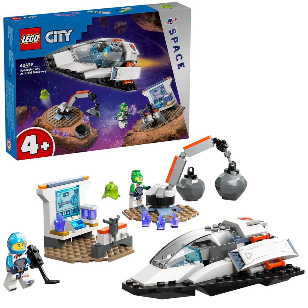 LEGO 60429 City Ruimteschip en ontdekking van asteroïd - Bricks4fun