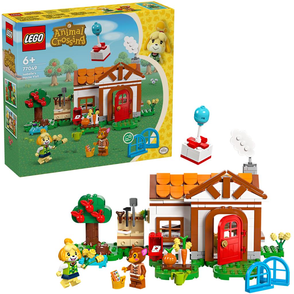 LEGO 77049 Animal Crossing Isabelle op visite - Bricks4fun