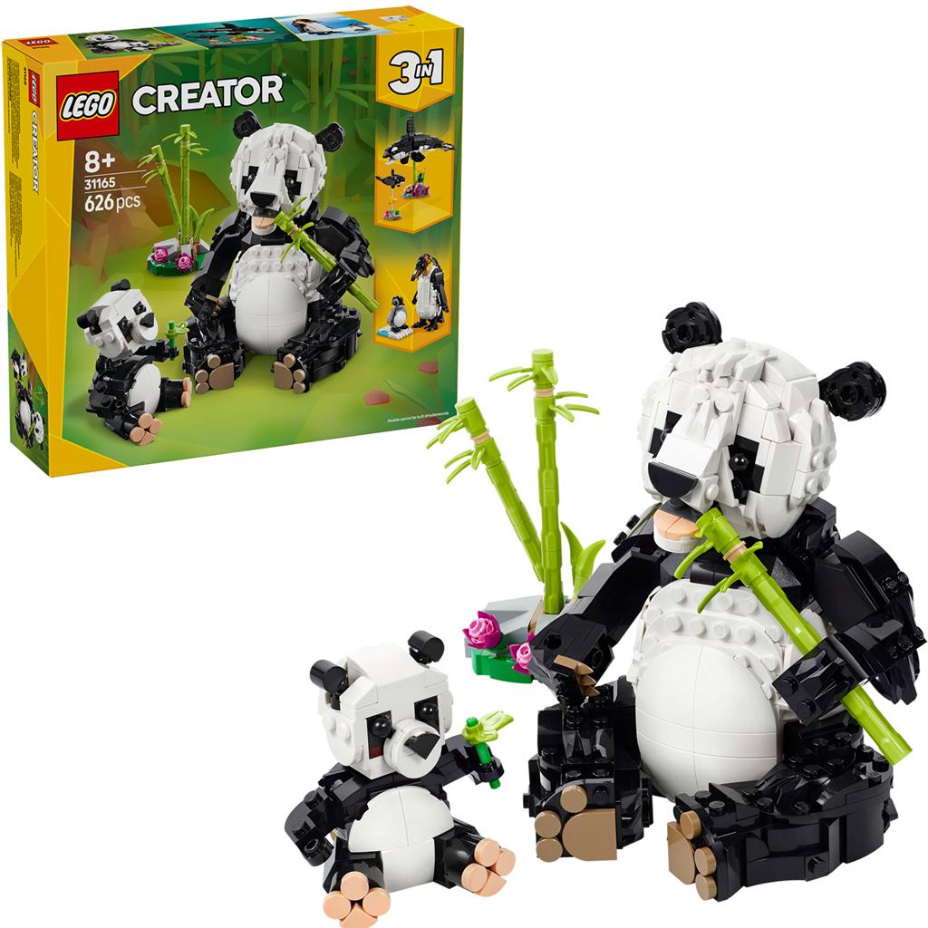 Lego® 31165 Creator Animaux sauvages Famille Panda