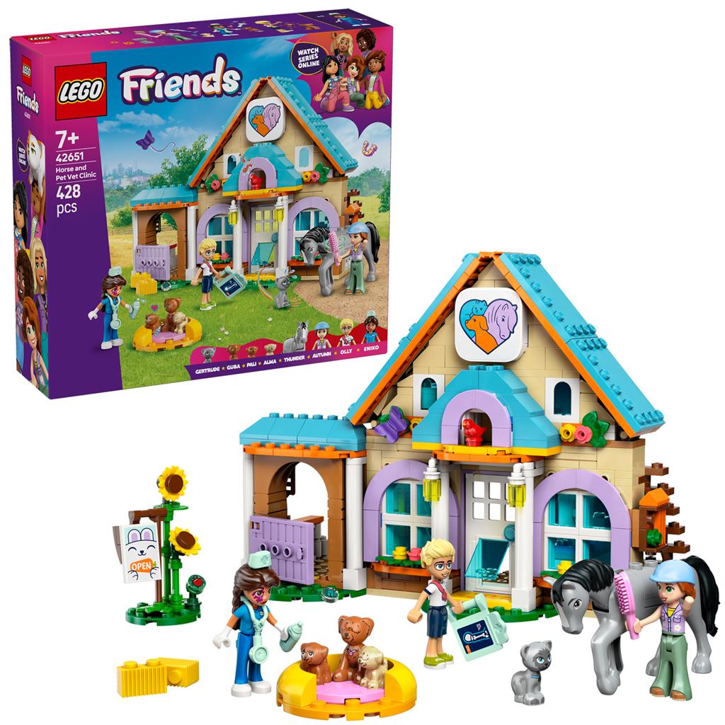 Lego 42651 Friends Dierenkliniek Paarden+Huisdier