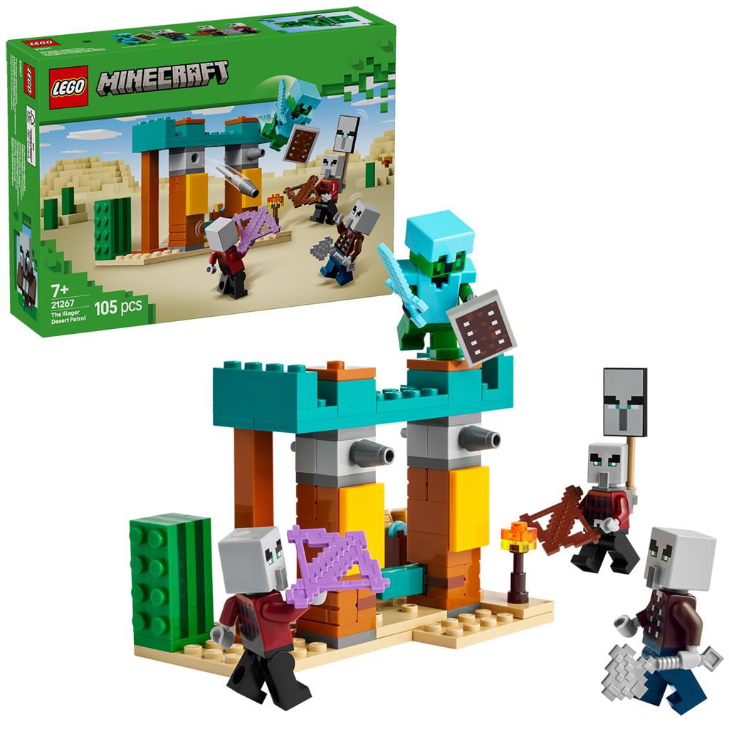 Lego 21267 Minecraft Les Illagers dans le désert