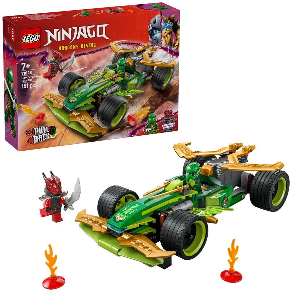 Lego 71828 Ninjago Lloyds Pull-Back Racewagen