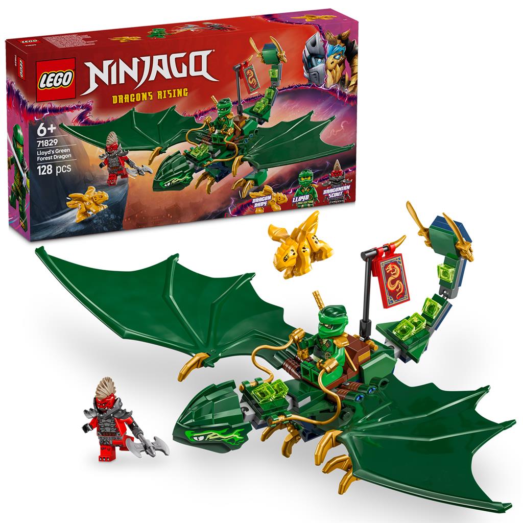 Lego 71829 Ninjago Le dragon de la forêt verte de Lloyd