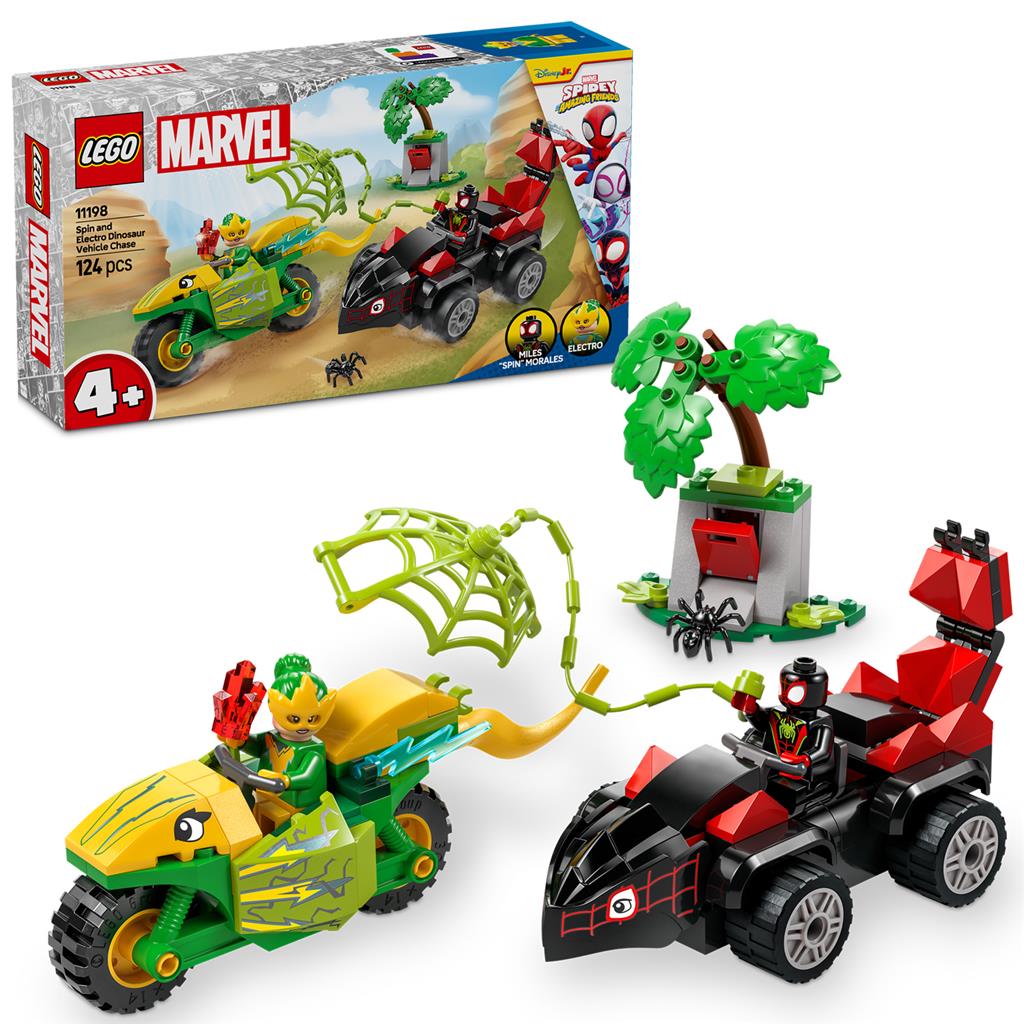 Lego 11198 Spidey Spin+Electro Dinosaurusvoertuig