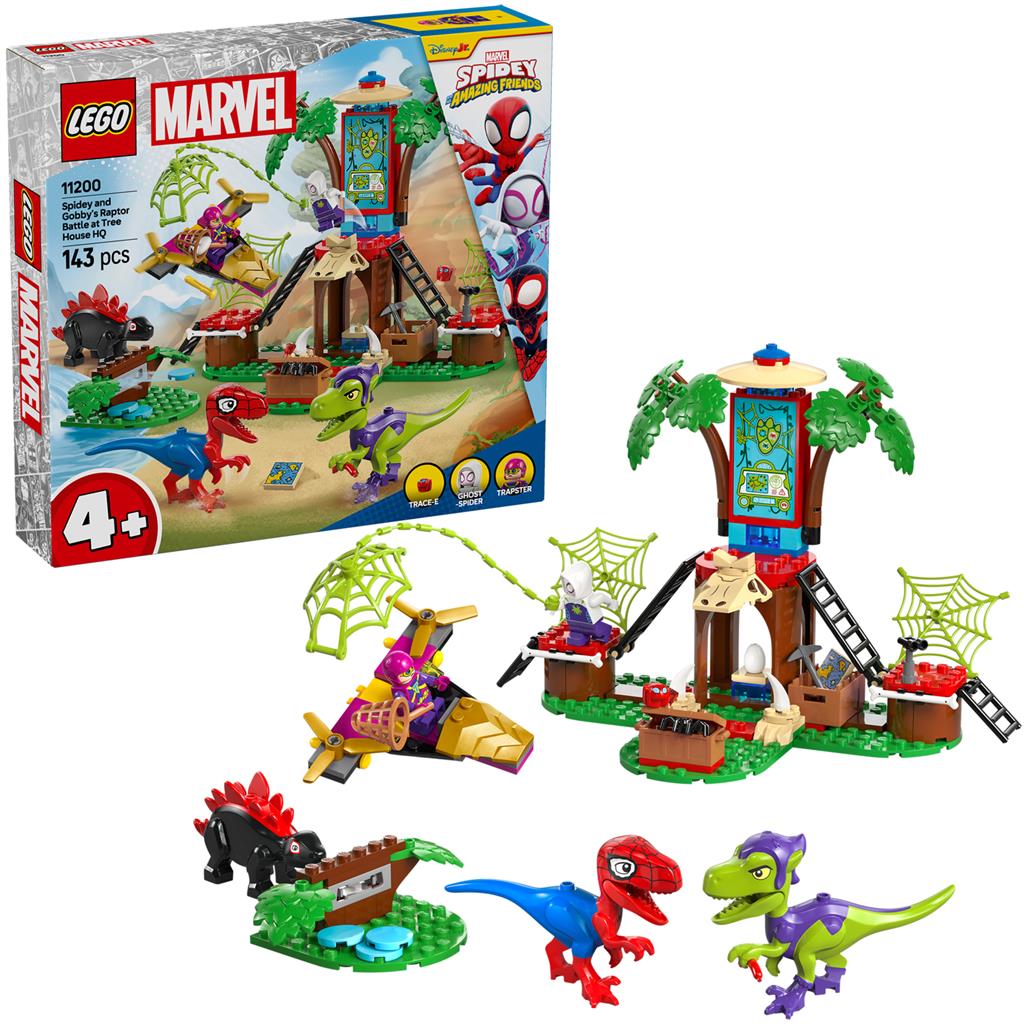 Lego 11200 La cabane dans les arbres du combat entre Spidey et Gobby Raptor