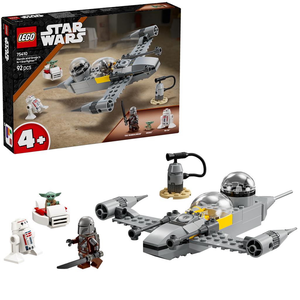 Lego 75410 Star Wars Le chasseur stellaire N-1 de Mando+Grogu