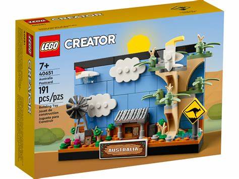 LEGO 40651 Creator postkaart Australië