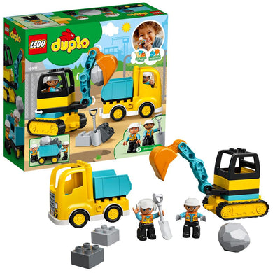 LEGO 10931 DUPLO Truck en Graafmachine met rupsbanden - Bricks4fun