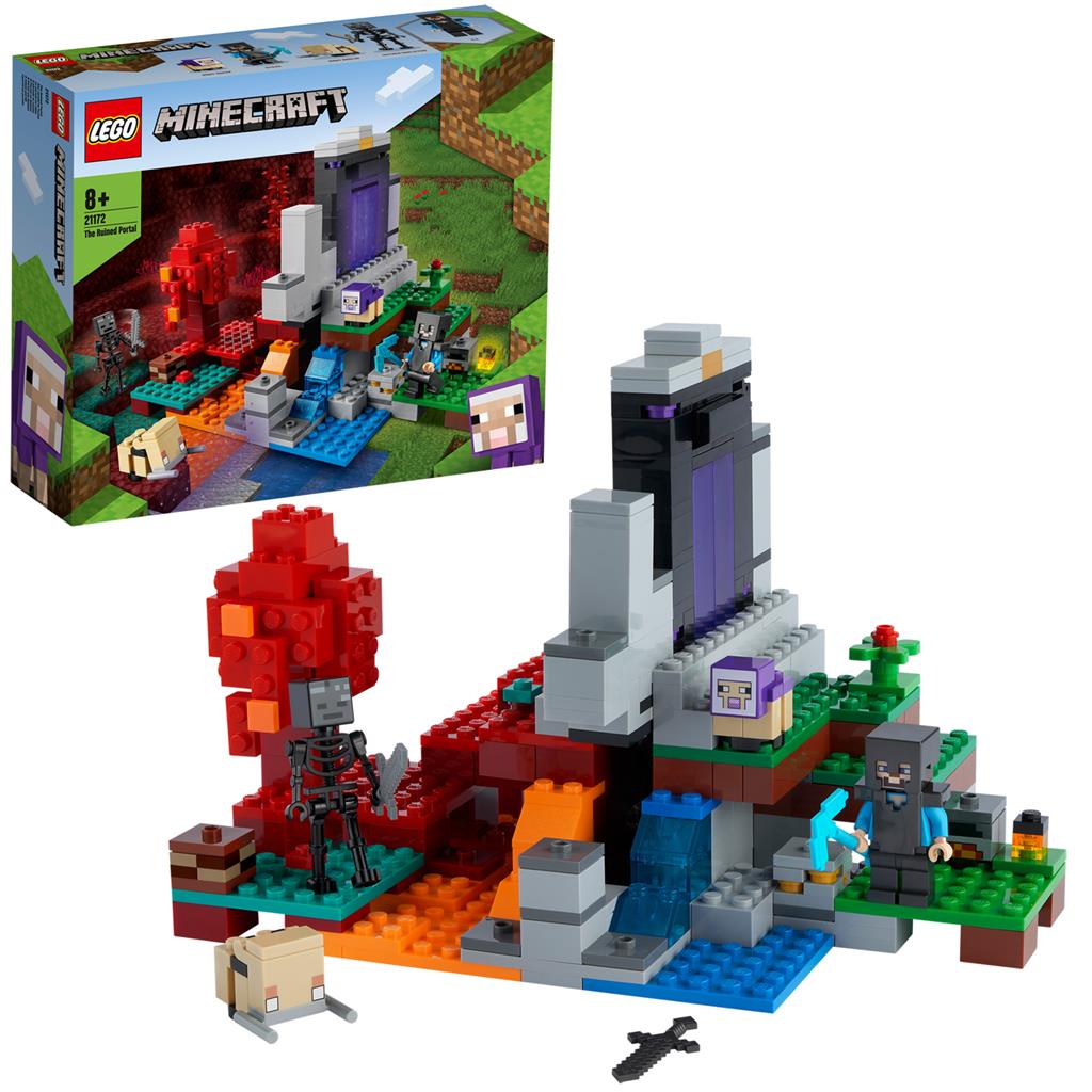 LEGO 21172 Minecraft Het Verwoeste Portaal - Bricks4fun