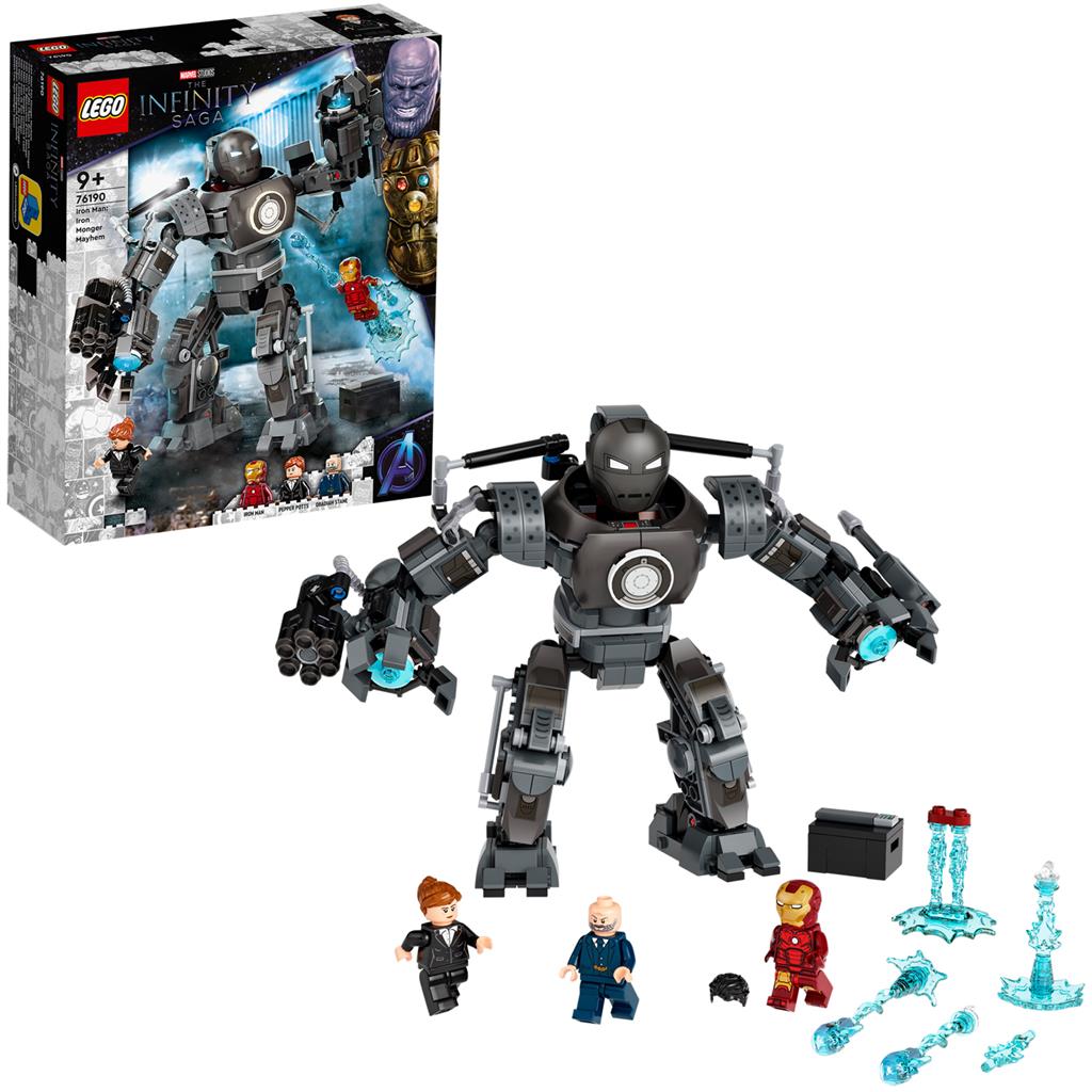 LEGO 76190 Marvel Iron Man Iron Monger Mayhem - Bricks4fun