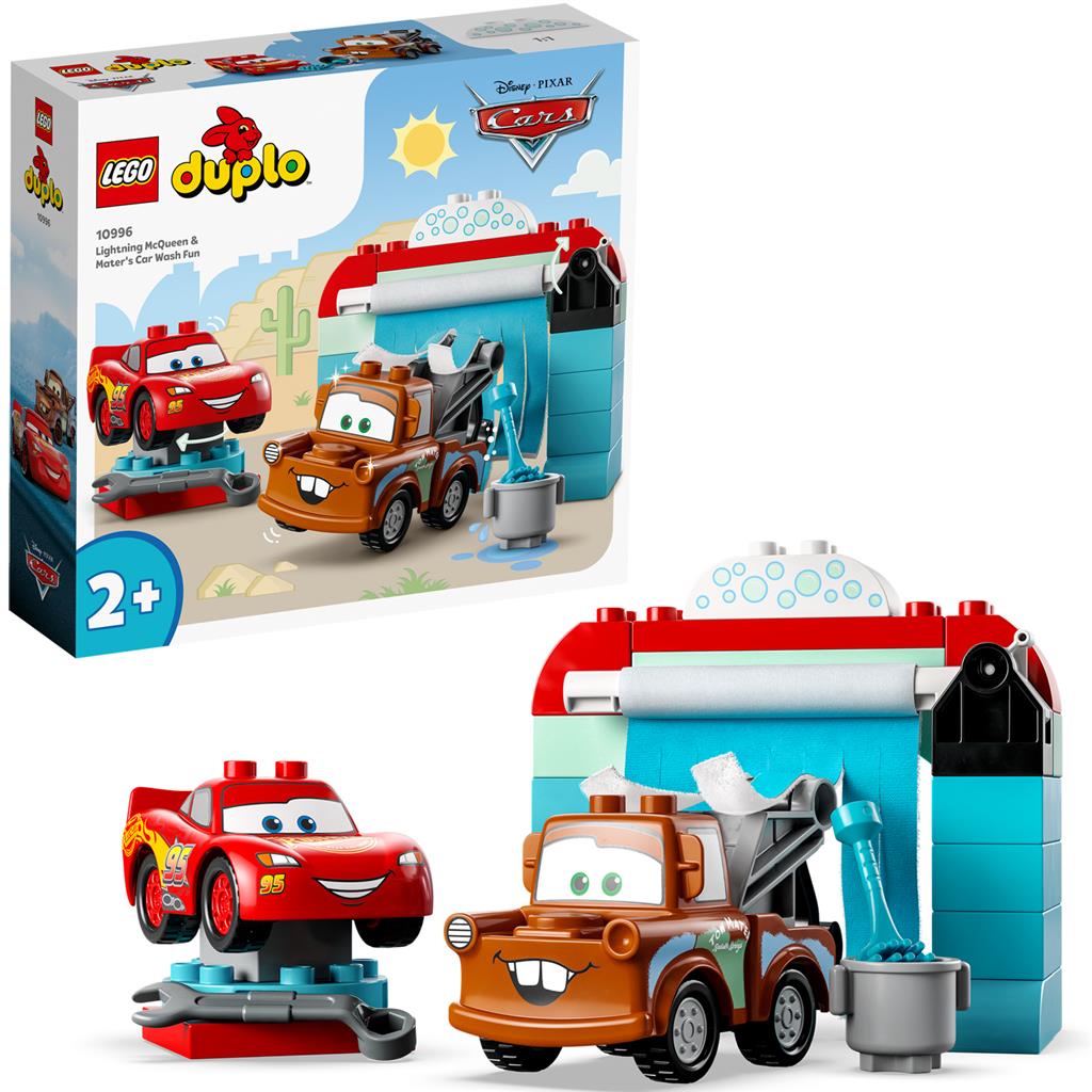 LEGO 10996 Duplo Bliksem McQueen & Takel wasstraatpret - Bricks4fun