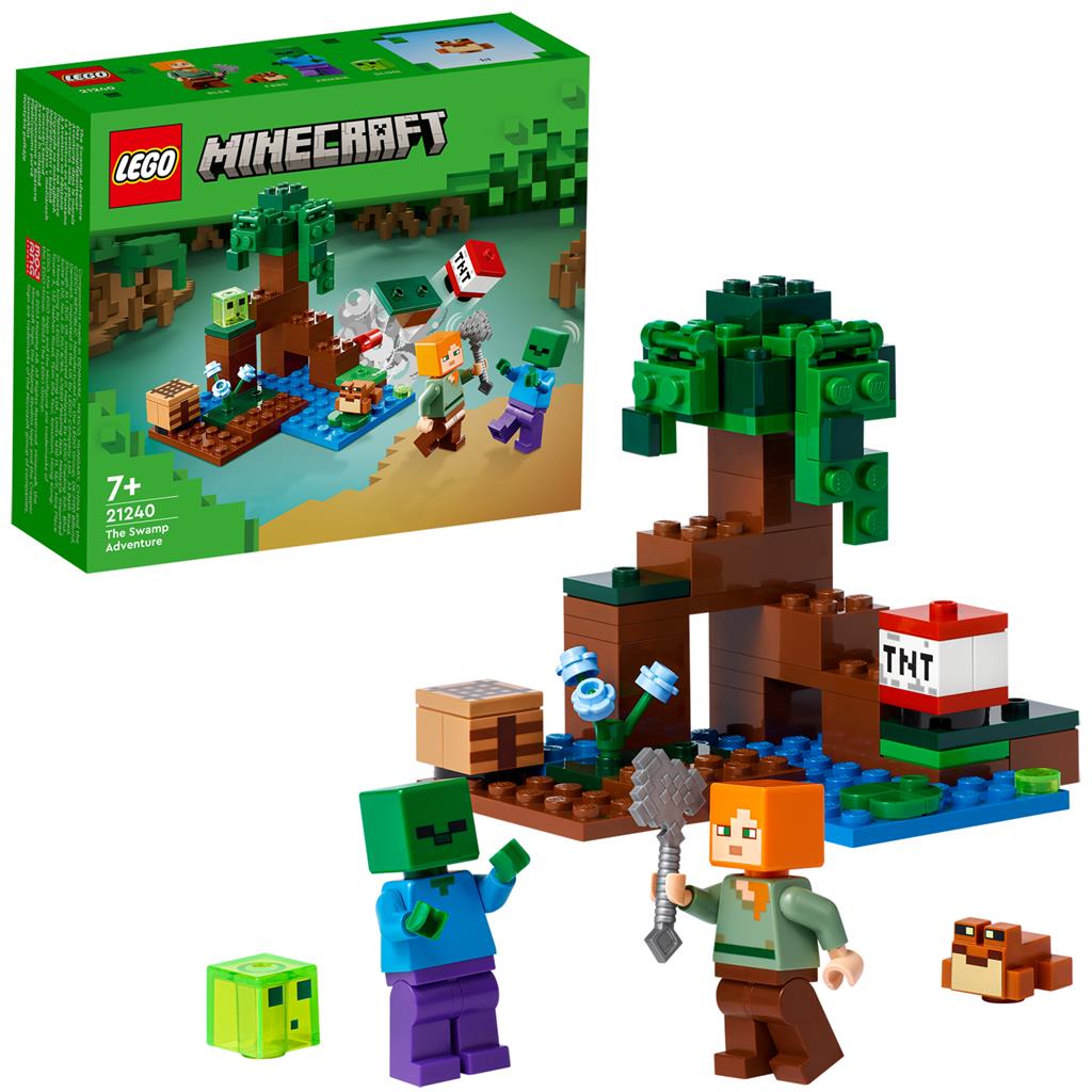 LEGO 21240 Minecraft Het moerasavontuur - Bricks4fun