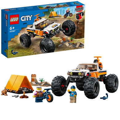 LEGO 60387 City 4X4 Terreinwagen Avonturen - Bricks4fun