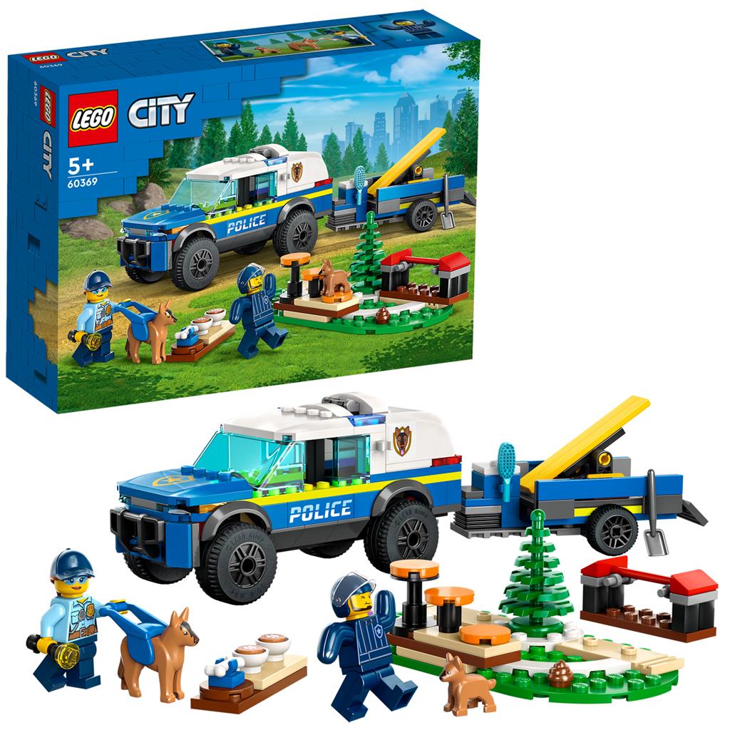 LEGO 60369 City Mobiele Training voor Politiehonden - Bricks4fun